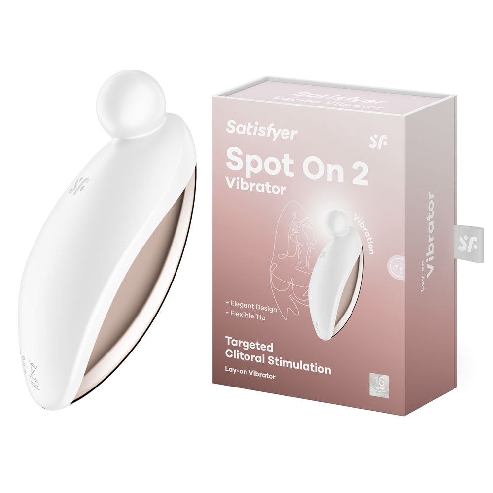 Satisfyer Spot On 2 - White USB Rechargeable Stimulator Satisfyer